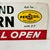 Mid-Century Modern Vintage 1969 Pennzoil "Sound Horn We'll Open" Metal Gas Station Sign For Sale - Image 3 of 11