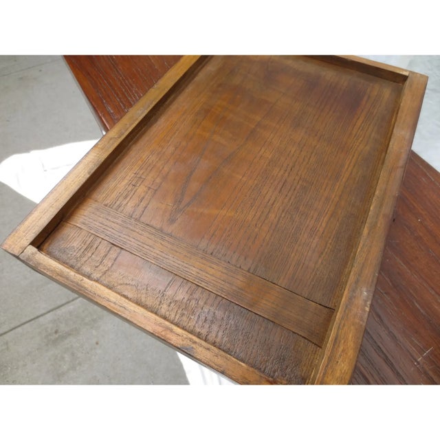 Chinese Elm Wood Altar Table Circa 1900 For Sale - Image 10 of 11