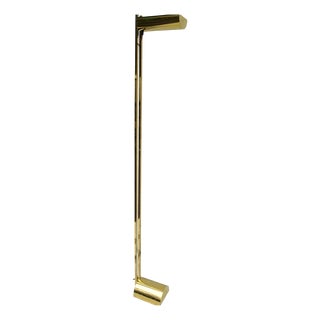 Vintage Brass Floor Lamp, 1980s For Sale