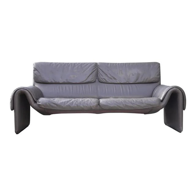 DS 2011 Loveseat in Grey Leather from de Sede For Sale - Image 13 of 13