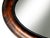 1920s Antique Oval Wood Wall Mirror For Sale - Image 5 of 11