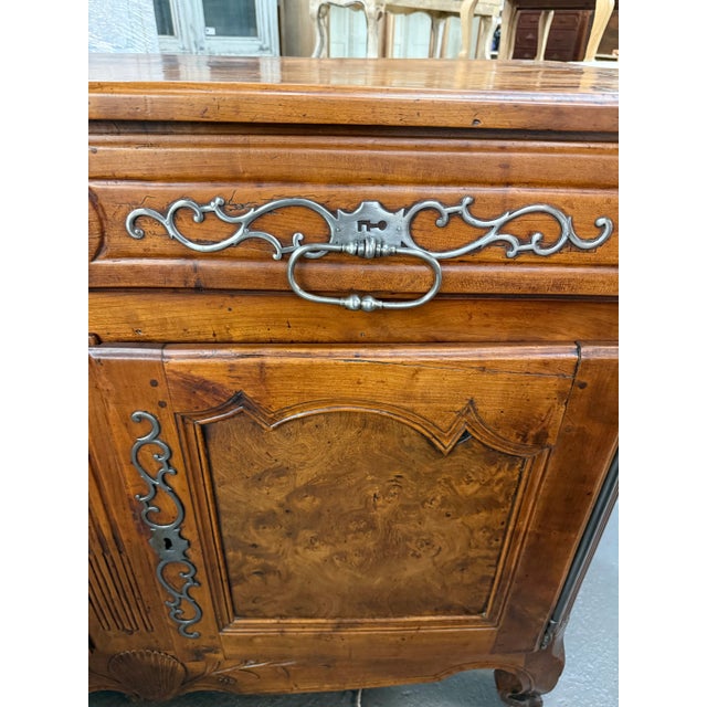 French Provincial Early 19th. C. French Louis XV Buffet Bas For Sale - Image 3 of 9