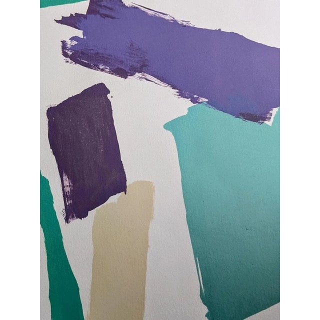 Pierre Pallut, Abstract Composition, Hand-Signed Lithograph, 1972 For Sale - Image 10 of 10