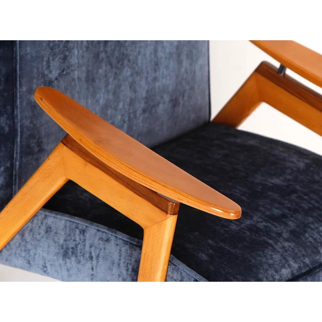 Vintage Lounge Chair by Jaroslav Smidek for Jitona, 1960s, in Restored conditions. Designed 1960 to 1969 I have official...