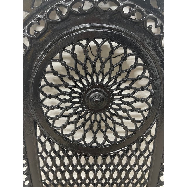 19th Century Complete 24" Antique Cast Iron Fireplace – Ornate Victorian Set From New Orleans For Sale In Mobile - Image 6 of 15