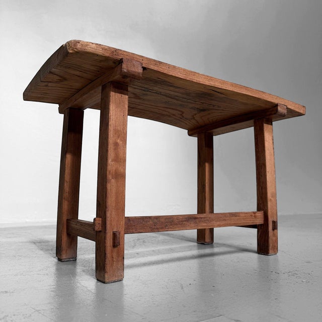 Antique Japanese Low Wooden Table, 1897 For Sale - Image 10 of 10