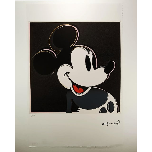 After Andy Warhol, Mickey Mouse, Limited Series Lithograph, 1980s For Sale