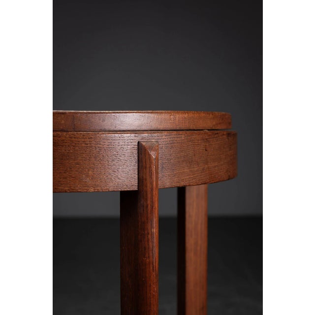 Amsterdamse School Side Table, 1930s For Sale - Image 10 of 14