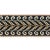A scrolling leaf pattern in jacquard cut velvet gives this accessory a luster that’s positively luxurious and absolutely...