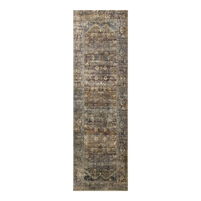 Amber Lewis x Loloi Morgan Spice / Lagoon 2'-3" x 9'-6" Runner Rug For Sale