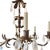 French Crystal and Tole Chandelier, 1940s For Sale - Image 3 of 6
