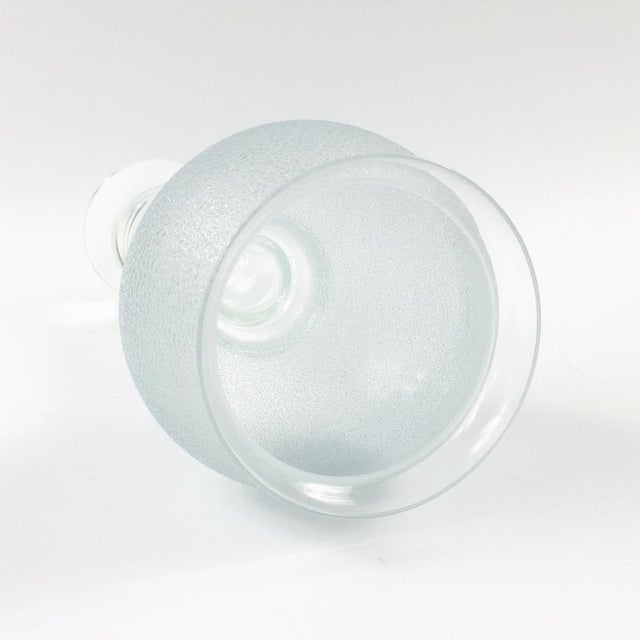 Glass Scandinavian Minimalist Glass Vase from Bergdala, Sweden, 1970s For Sale - Image 7 of 10