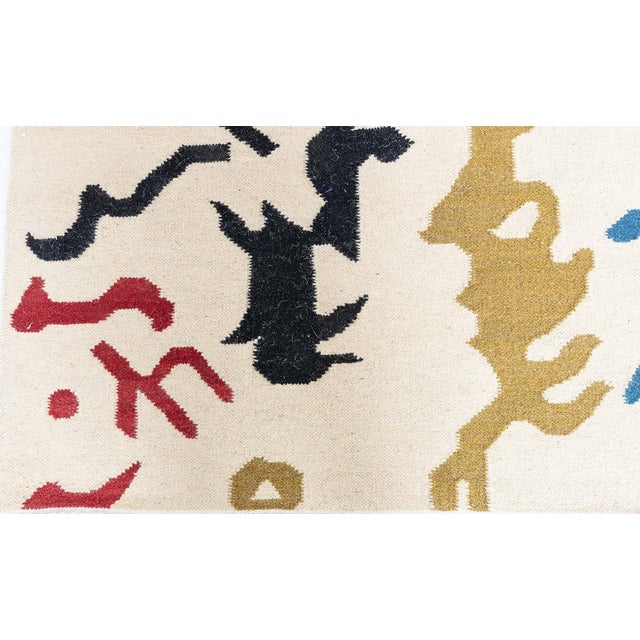 Early 21st Century Oversized Modern Flat Weave Rug Doris Leslie Blau For Sale - Image 5 of 8