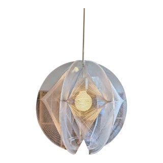 1960s Mid-Century Modern Paul Secon Chandelier Swag Light for Sompex For Sale