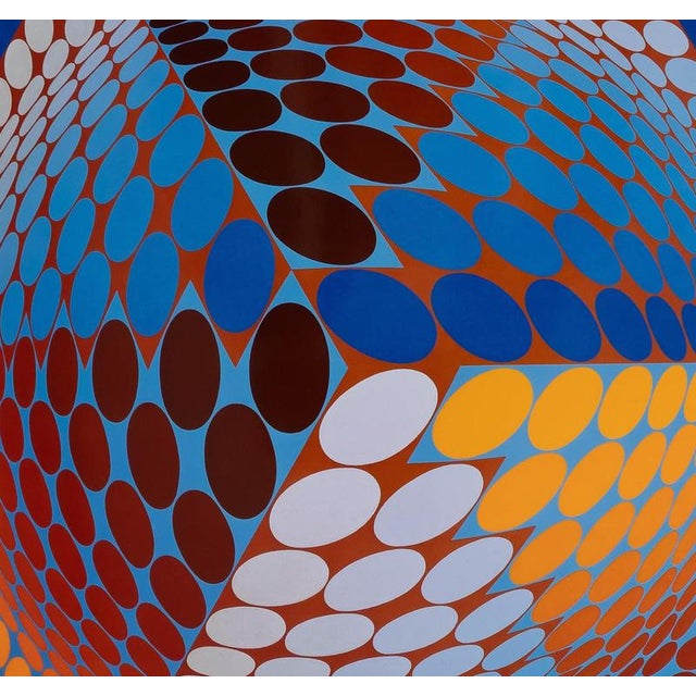 Modern Victor Vasarely, TUPA-3, Photogravure For Sale - Image 3 of 5