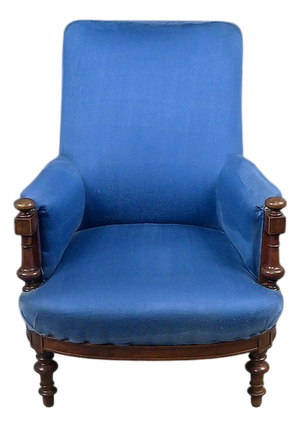 Walnut Bergère Armchair, Early 20th Century