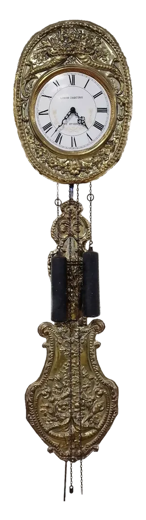 Wall Clock by Louis Jaquine St. Etienne