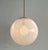 Gold Vintage Brass Pendant with Murano Tessuto Glass Sphere from Venini, 1970s For Sale - Image 8 of 16