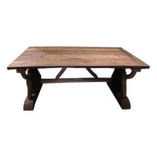 Vintage Handcrafted Solid Rosewood Dining Table – One of a Kind – Taiwan, 1980s For Sale