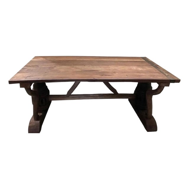 Vintage Handcrafted Solid Rosewood Dining Table – One of a Kind – Taiwan, 1980s For Sale