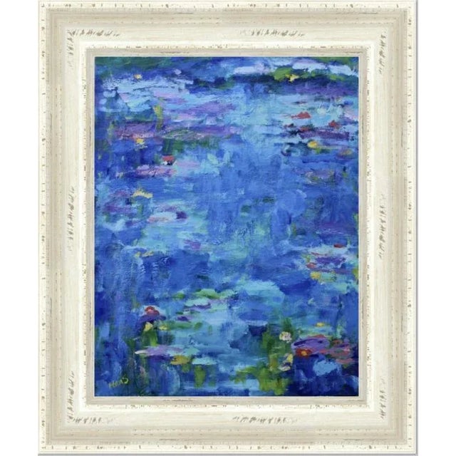 2020s Water Gardens — Modern Acrylic Painting For Sale - Image 5 of 8