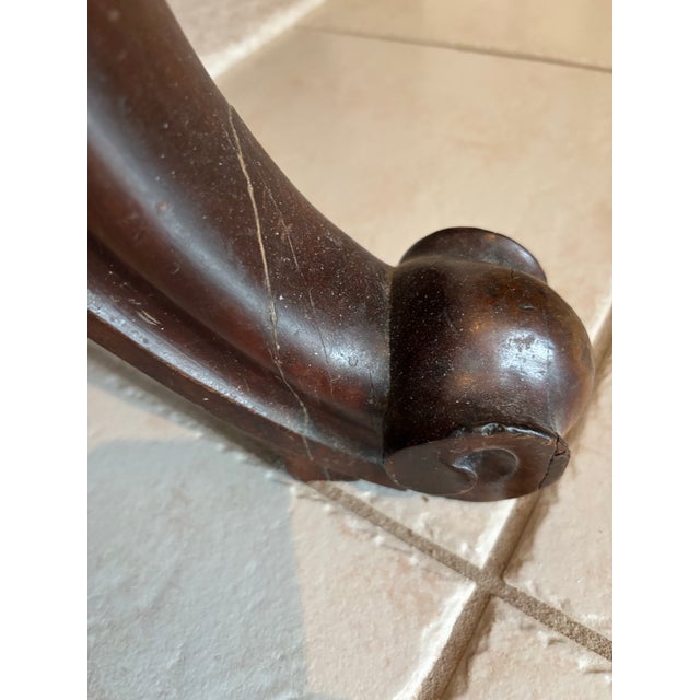 Early 19th Century American Renaissance Revival Mahogany Pier Table For Sale - Image 10 of 12
