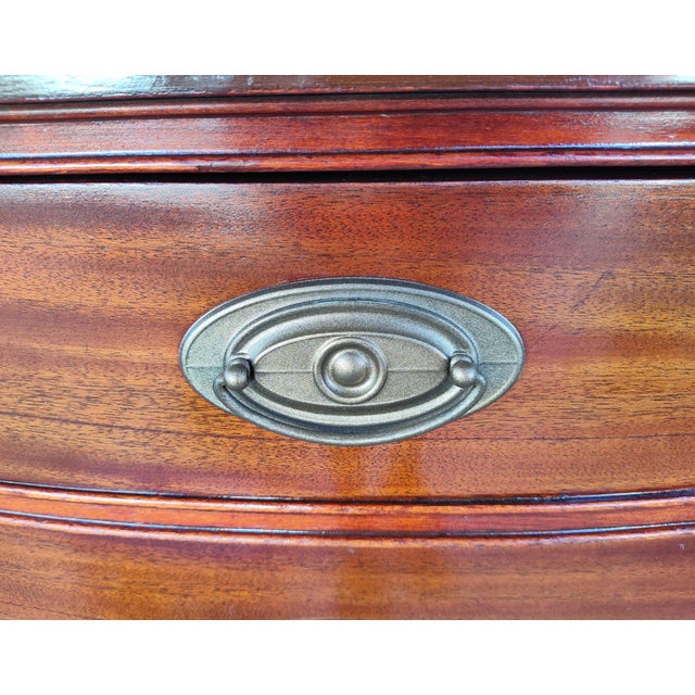 Dixie Furniture Company Vintage 1940s Mahogany Dresser For Sale - Image 9 of 11