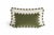 Textile Couple Bicolor Happy Cushions in White and Green Velvet from Lo Decor, Set of 2 For Sale - Image 7 of 7