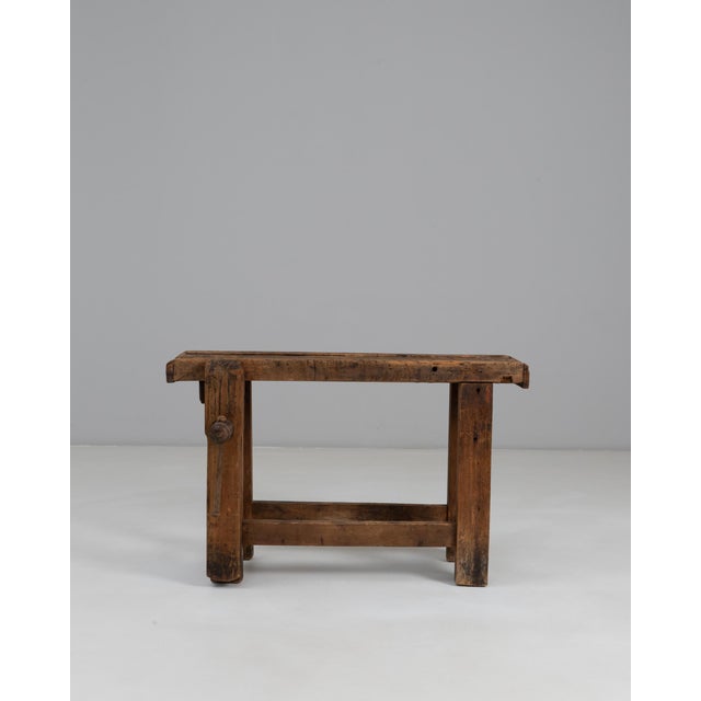 French Provincial 20th Century French Wooden Work Table For Sale - Image 3 of 18