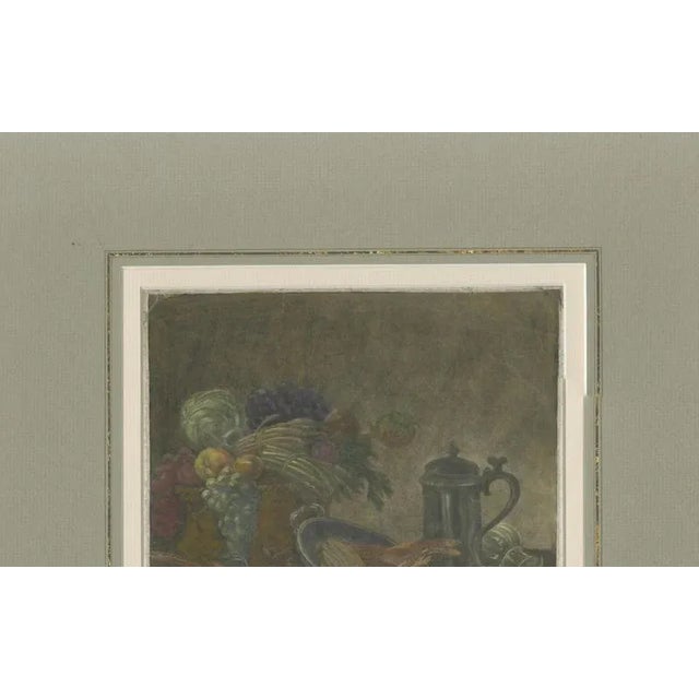 Robinson, Still Life with Fish, Crabs, Fruit and Pewter Jug, 1800, Print For Sale - Image 4 of 10