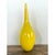 Yellow Vintage Yellow Glass Teardrop Vase For Sale - Image 8 of 12