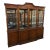 Late 20th Century Vintage Baker China and Display Cabinet For Sale