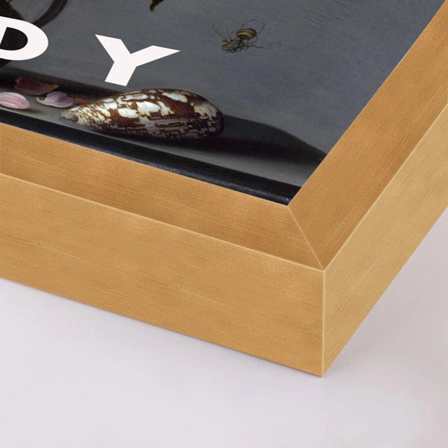 DESCRIPTION: Never Wait to Be Ready by Lara Fowler in Gold Framed Paper, Medium Art Print SPECIFICATIONS: Type: Framed...