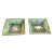 Set of Two Copper Trays by Graziella Laffi, Animal Design, Peru, 1960s For Sale