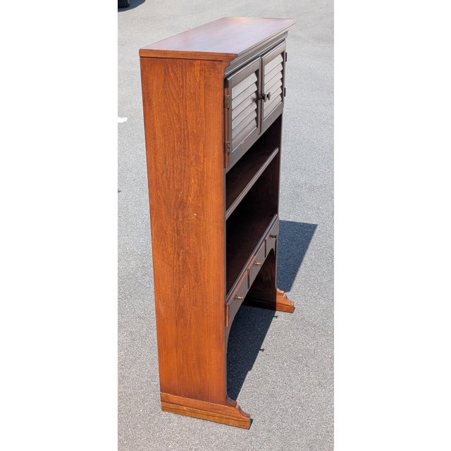 Vintage Pennsylvania House One Drawer Bookcase Hutch For Sale - Image 9 of 12