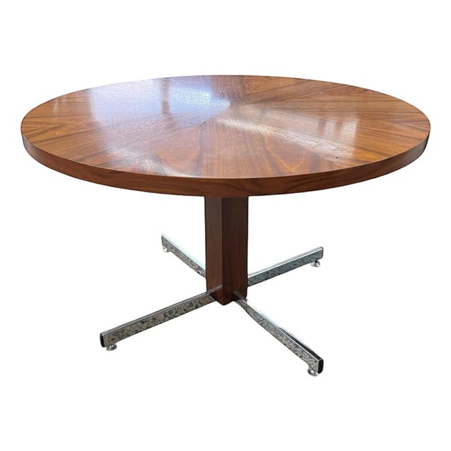 Wood Space Age Coffee Table in Veneered Wood, 1970s For Sale - Image 7 of 7