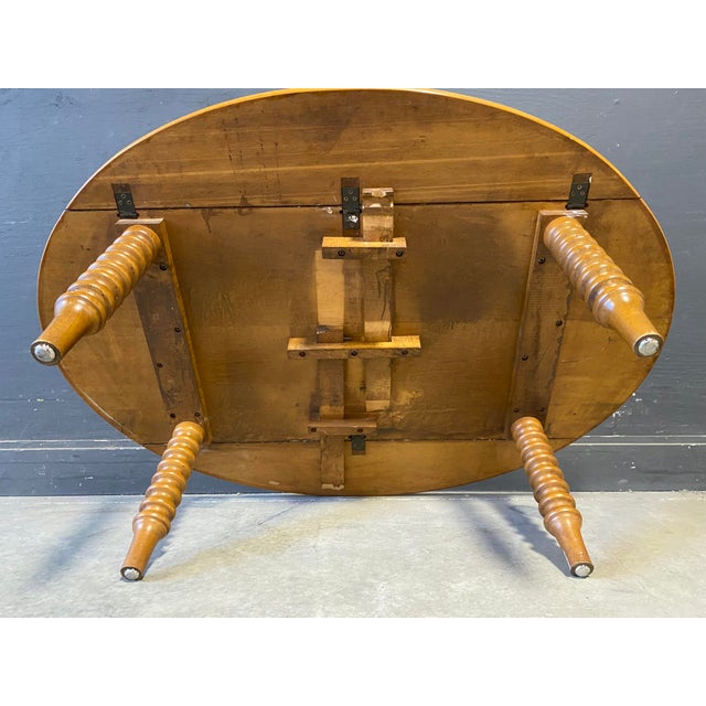 1960s Vintage Conant Ball Coffee Table with Drop Leaf Sides Chairish