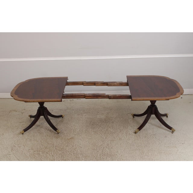 Baker Historic Charleston Mahogany Dining Room Table For Sale - Image 12 of 18