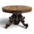 Brown Renaissance-Style Oak Pedestal Table with Dragon Heads For Sale - Image 8 of 8