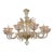 Large Scale Italian Murano Glass Venetian Style Chandelier For Sale
