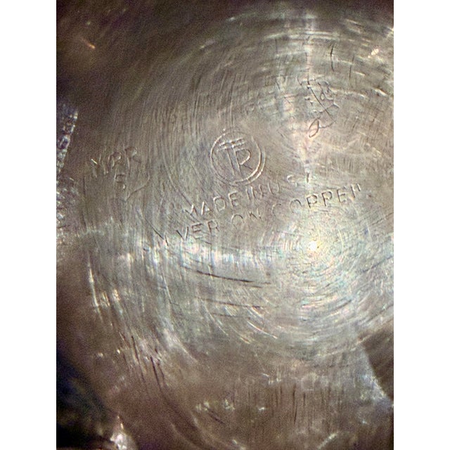 Vintage English Silver Mfg. Corp. Silver on Copper Tea & Coffee Service, Set of 5 For Sale In Oklahoma City - Image 6 of 10
