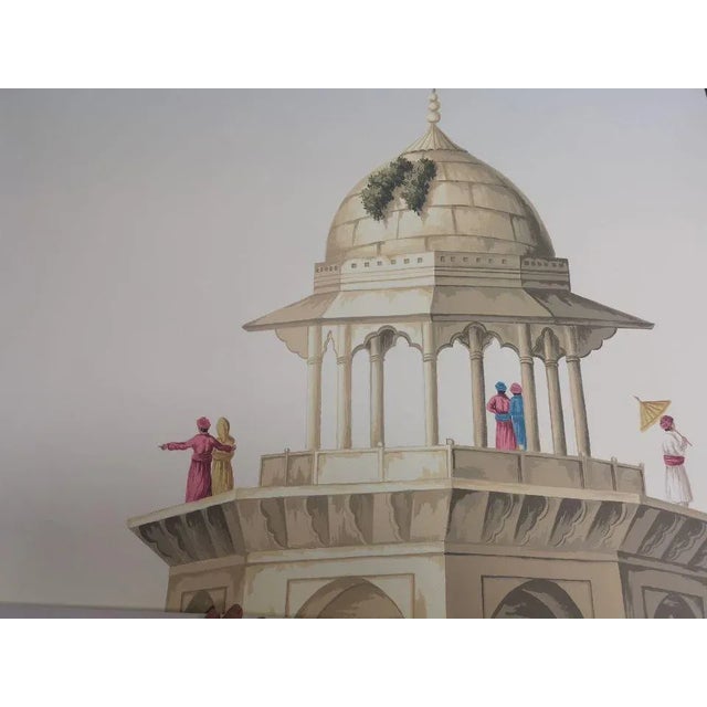 36" * H96" * 13ps, Eearly View of India Panoramic Wallpaper - Set of 13 For Sale - Image 4 of 12
