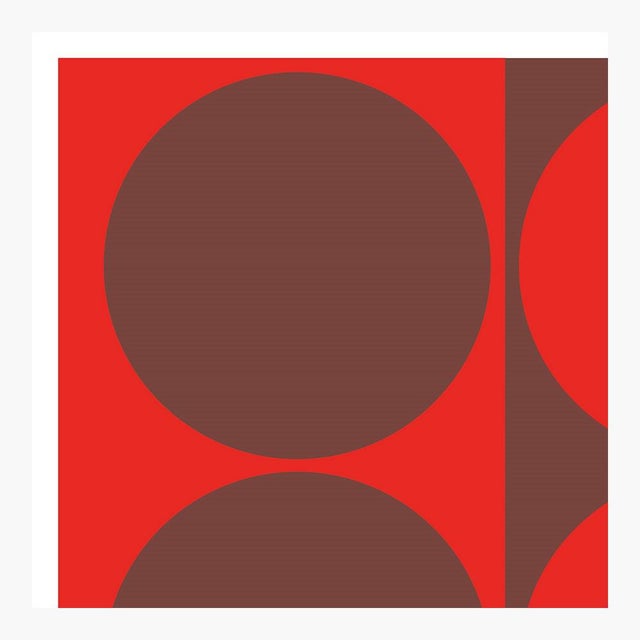 "Dynamic Pair Red" Fine Art Print 35" X 50" by Liz Roache For Sale - Image 4 of 5