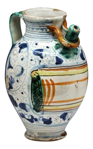 Italian 18th C. Majolica Wet Drug or Syrup Jar