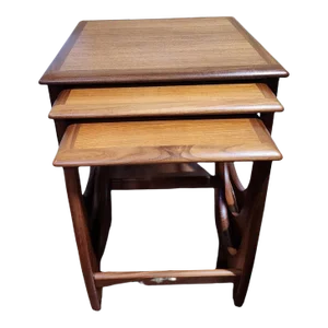 1960s V B Wilkins for G-Plan Set of 3 Astro Teak Nesting Tables