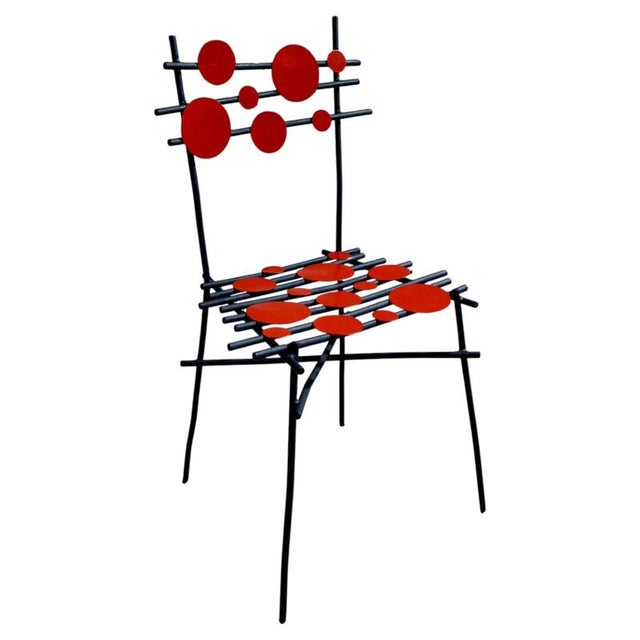 Metal Contagious Chair in Steel by Frederic Gaillard For Sale - Image 7 of 7