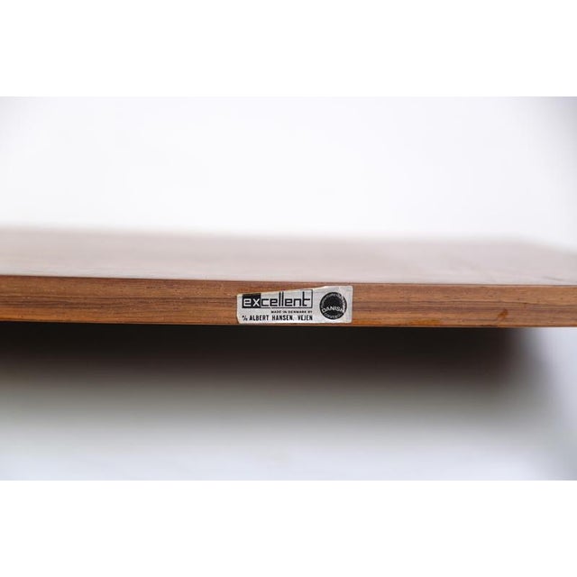 Shelf with Suspension Model in Rosewood by Albert Hansen, 1960s For Sale - Image 6 of 7