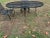 Russell Woodard Beautiful Vintage Wrought Iron Woodard Patio Set Table and 4 Chairs, Attributed For Sale - Image 4 of 10