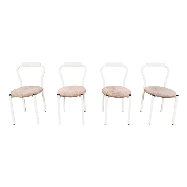 Vintage Dining Chairs from Calligaris, 1980s, Set of 4 For Sale
