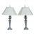 Pair of Vintage Decorator Table Lamps With Westwood Shades For Sale